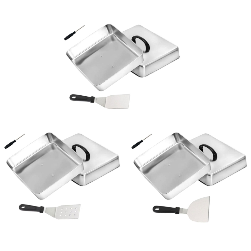 Camping Cooking Flat Top - Penutup Masak Persegi 547F untuk Makanan