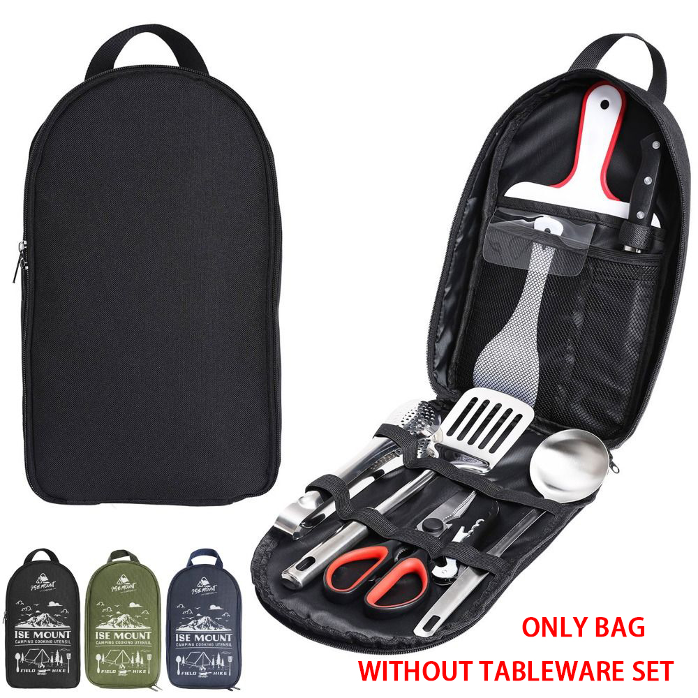 Camping Cooking Organizer - 2024 Set Peralatan Piknik Tas Penyimpanan