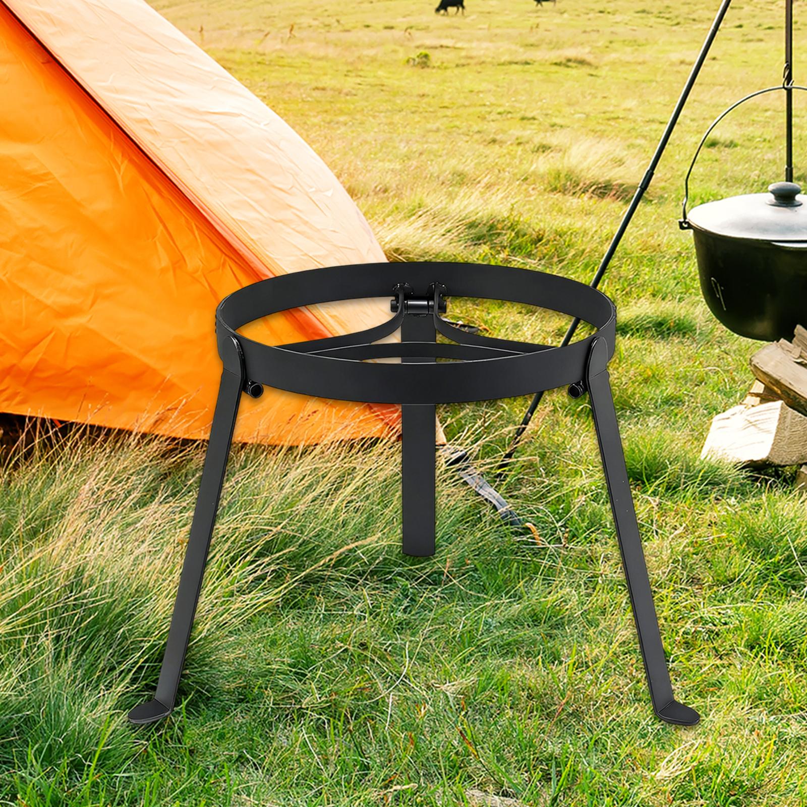 Camping Hiking Cooking - Tripod Besi Lipat untuk Memasak di