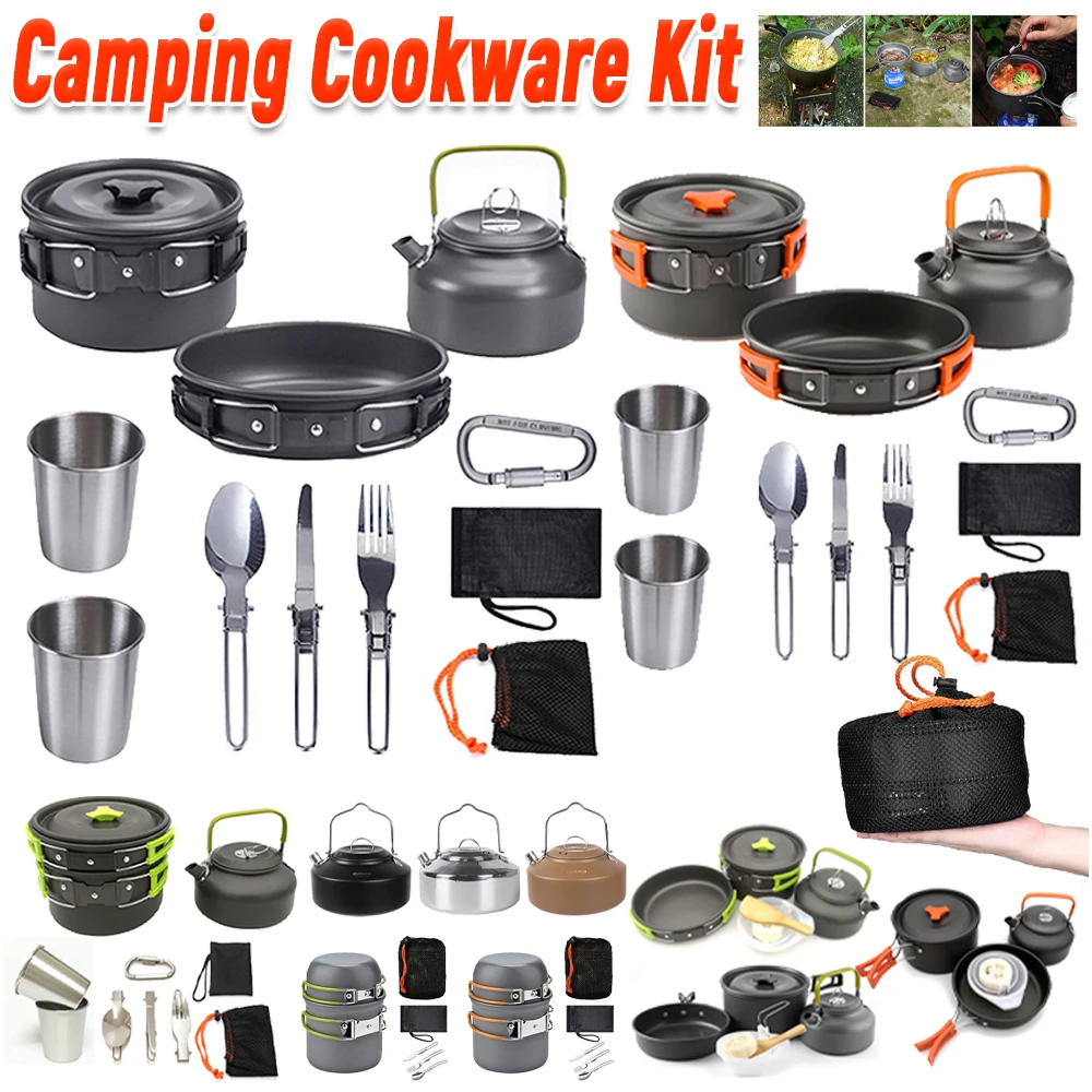 Camping Hiking Cooking - Peralatan Masak Berkemah Ketel Panci Wajan