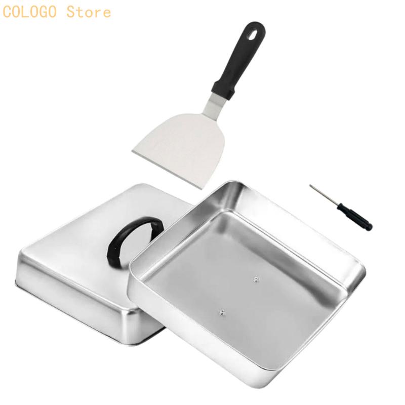 Penutup Makanan Kotak untuk Ma - Camping Cooking Flat Top ulasan dan harga