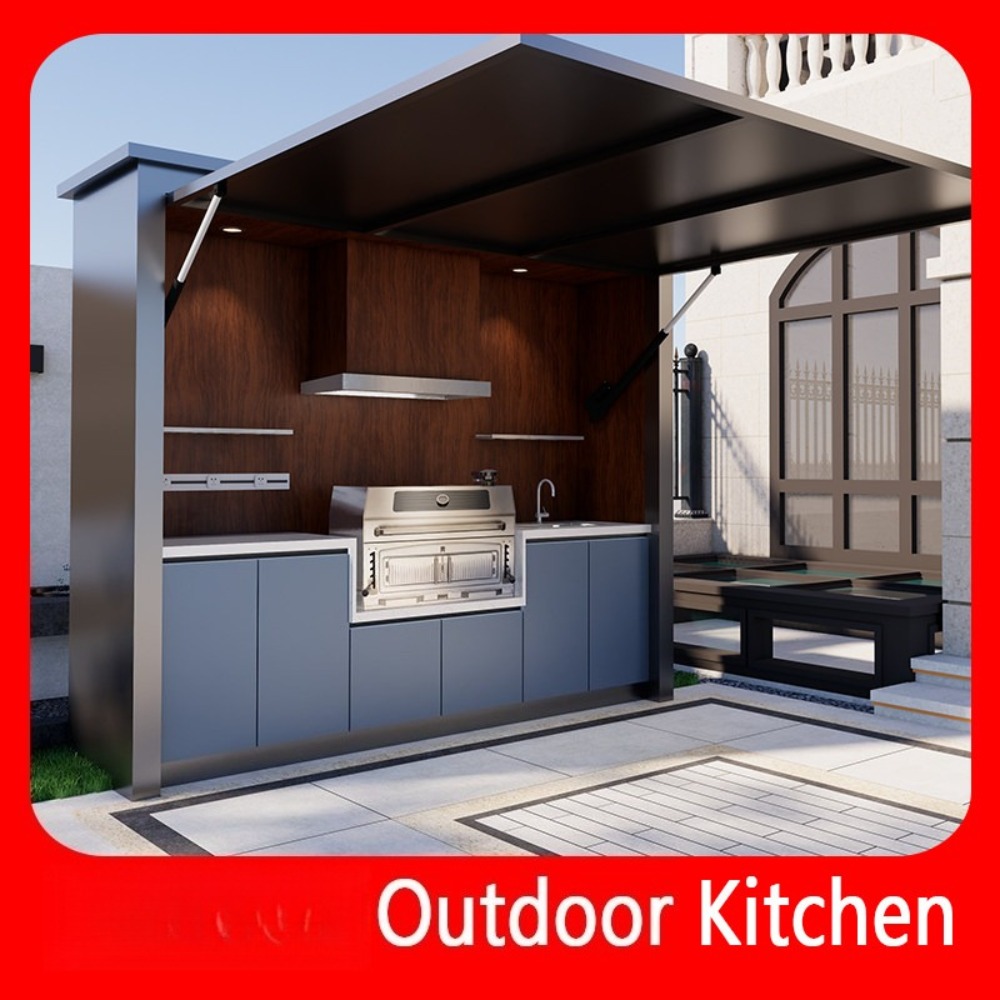 Pulau Dapur Luar Ruangan Lipat - Camping Cooking Dining Set ulasan dan harga