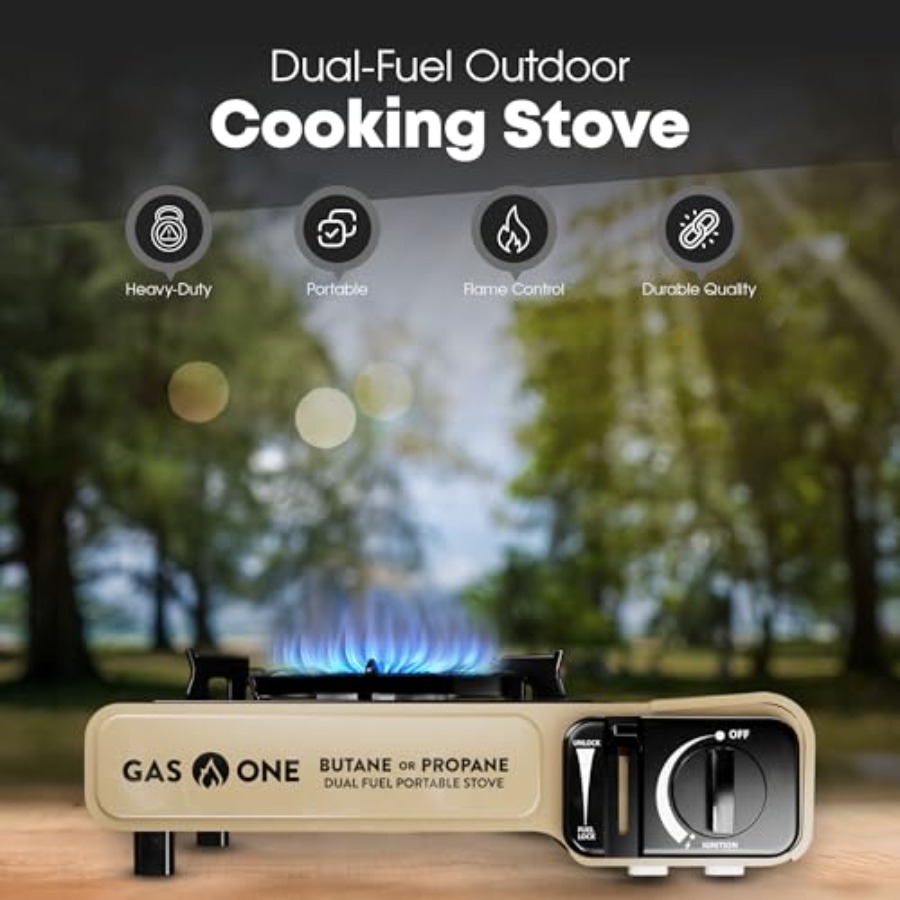 GasOne GS-3400P-KIT Kompor Gas - Camping Cooking Flat Top ulasan dan harga