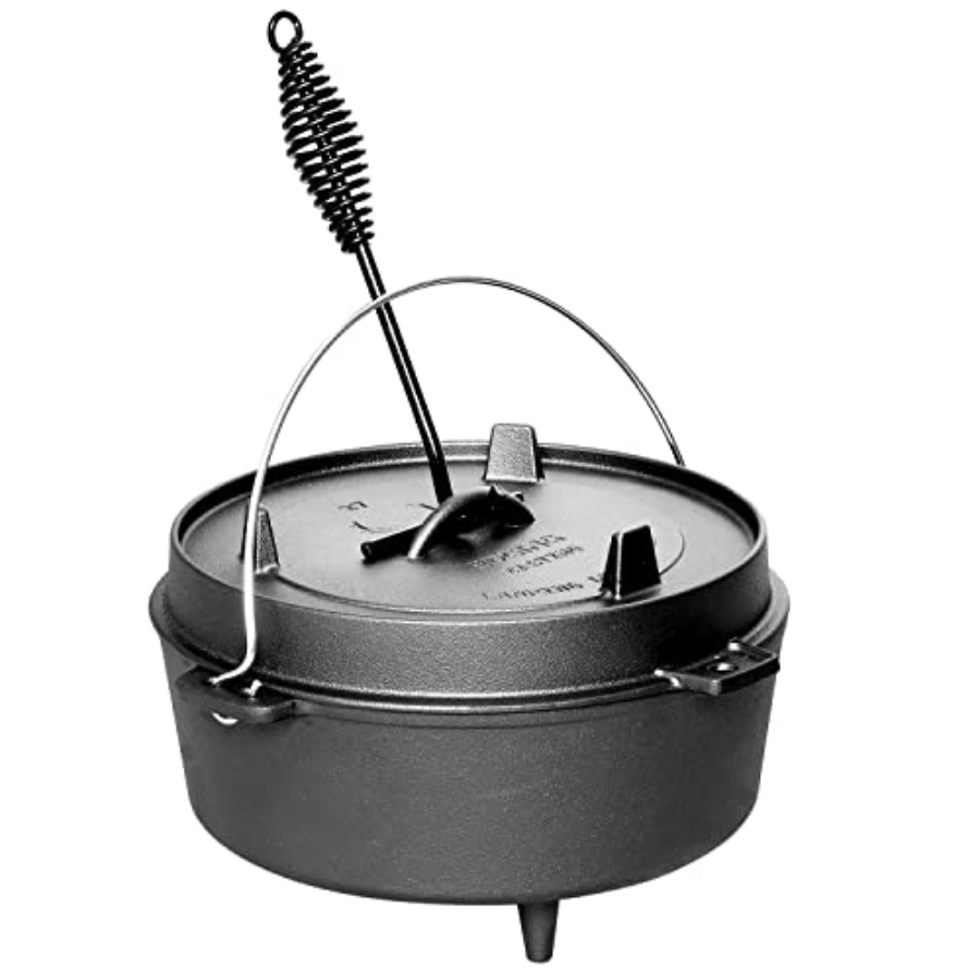 Panci Besi Cor Berlapis Bumbu  - Camp Dutch Oven Cast ulasan dan harga