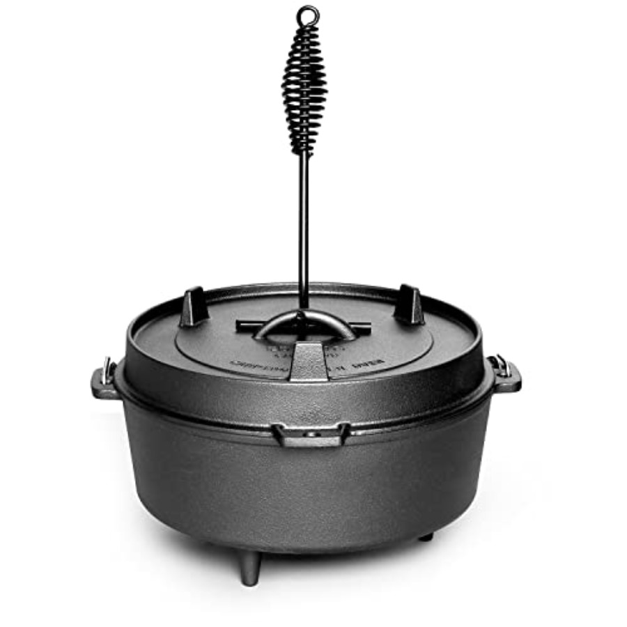 Panci Besi Cor Berlapis Bumbu  - Camp Dutch Oven Cast ulasan dan harga