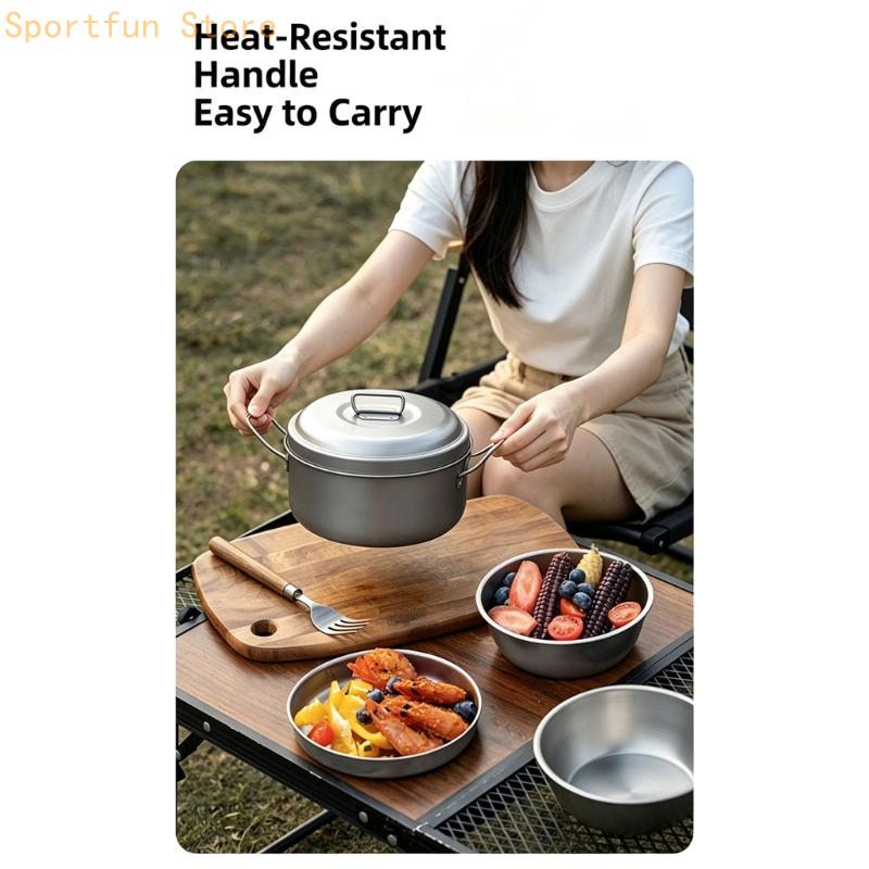 Grup Peralatan Masak Makanan P - Camping Cooking Dining Set ulasan dan harga