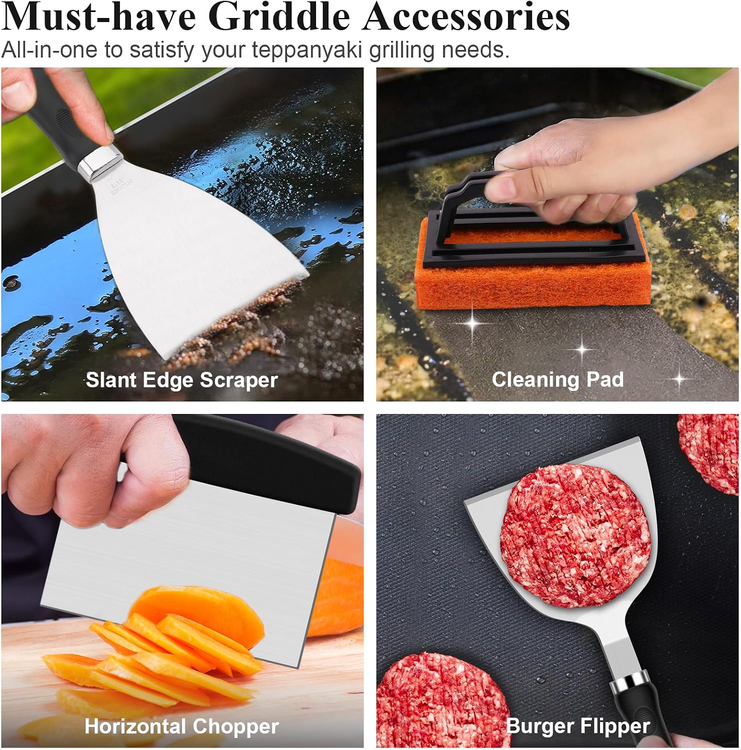 27Pcs Set Aksesoris Panggangan - Camping Cooking Flat Top ulasan dan harga