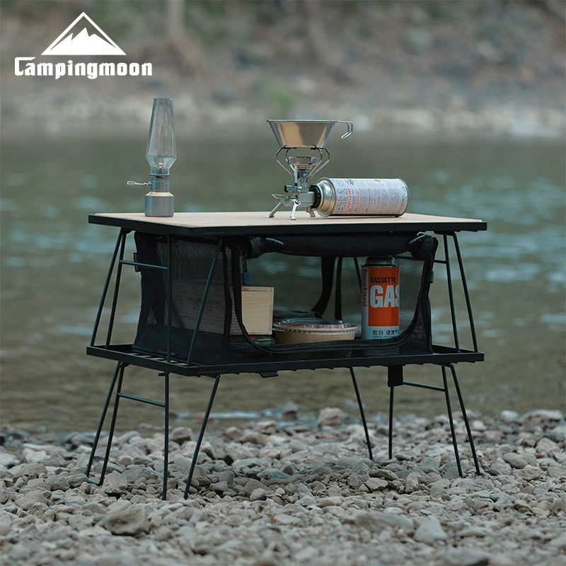 CAMPINGMOON T-230 Meja Lipat S - Camping Cooking Table ulasan dan harga