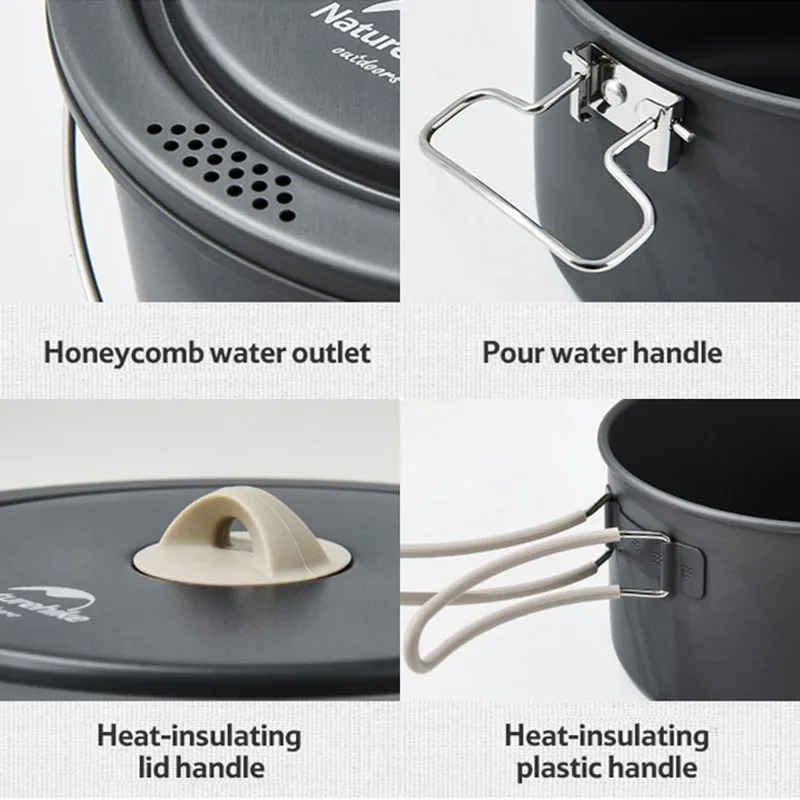Naturehike 2025 Set Peralatan  - Quality Camping Cooking Set ulasan dan harga