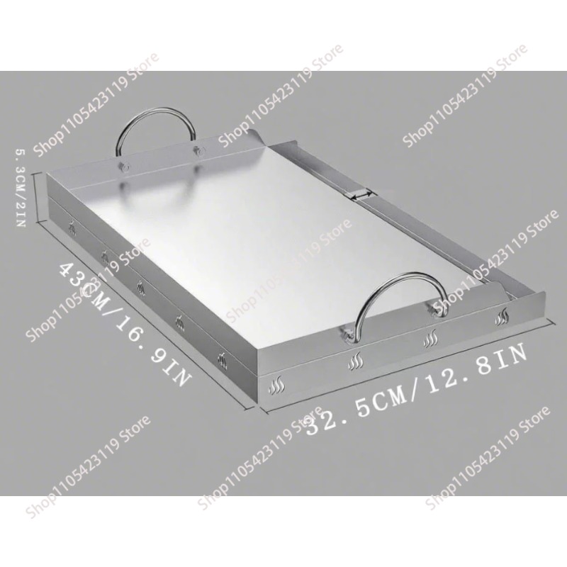 Alat Panggangan BBQ dari Baja  - Camping Cooking Flat Top ulasan dan harga