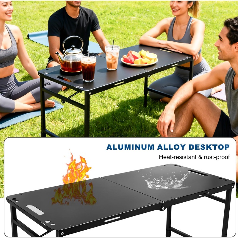 Meja Camping Lipat Portabel ya - Camping Cooking Table ulasan dan harga