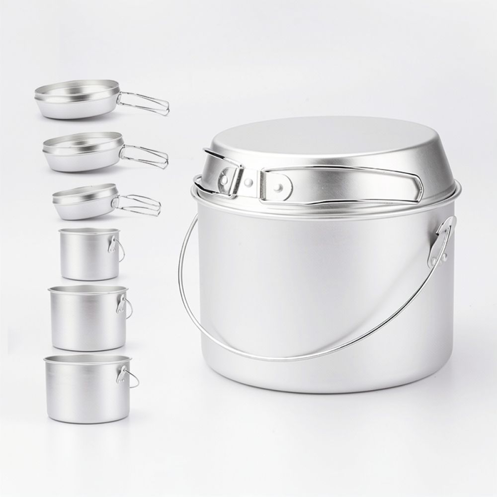 Peralatan Masak Aluminium untu - Camping Cooking Dining Set ulasan dan harga